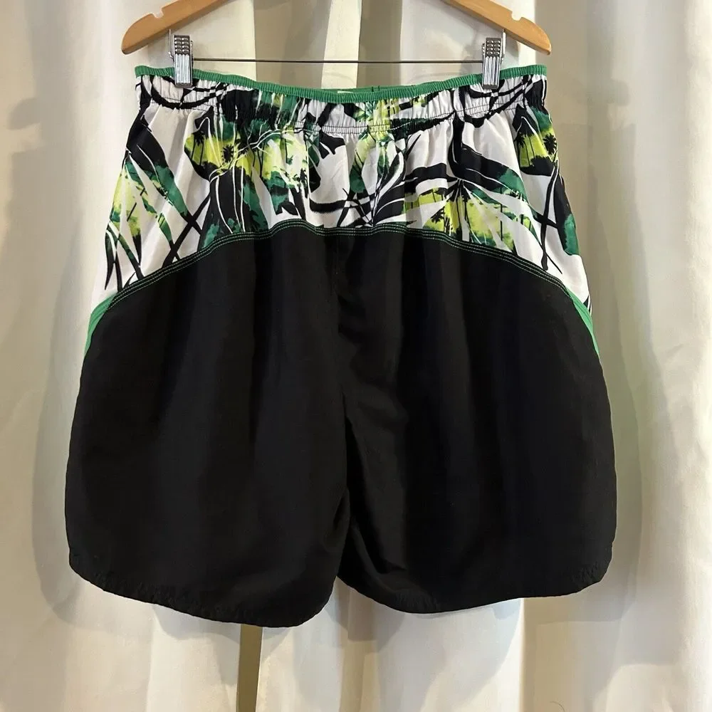 Nike Swim Trunks Mens 2XL‎ Board Shorts Built-In-Brief Hawaiian Tropical